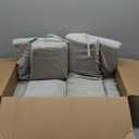 AEOCOO Bed Rail Bumpers Protector, Hospital Bed Rails Padding, Loft Beds and Bunk Beds Bumpers Protector, Premium Soft Memory Foam - Anti-Bump | Fall Prevention, Size 27.6 x 5.5 x 11.8 Inches, Gray