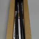 Black Shower Curtain Rod 32 to 43 Inch,1 Inch Diameter Adjustable Spring Tension Stainless Steel Telescoping Rod,Easy Install,No Rust