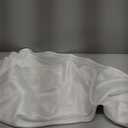 Rectangle Fancy Metallic Sparkling Snowflake Christmas Fabric Table Cloth red Hunter Gold Navy White Silver No-Iron Soil Resistant Woven Holiday Table Cover(White Silver/60x84Inch)