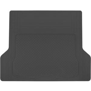 BDK Heavy Duty Rubber Cargo Mat Liner - All-Weather Trunk Protection, Trim-to-Fit Design for Cars, SUVs, Vans & Trucks - Non-Slip, Waterproof, Durable Cargo Floor Liner - 54" x 43.5" x 0.25" - Black