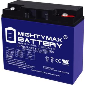 Mighty Max Battery 12V 22AH GEL Replacement Battery for Schumacher DSR ProSeries PSJ-2212 Booster, Ml22-12 Gel