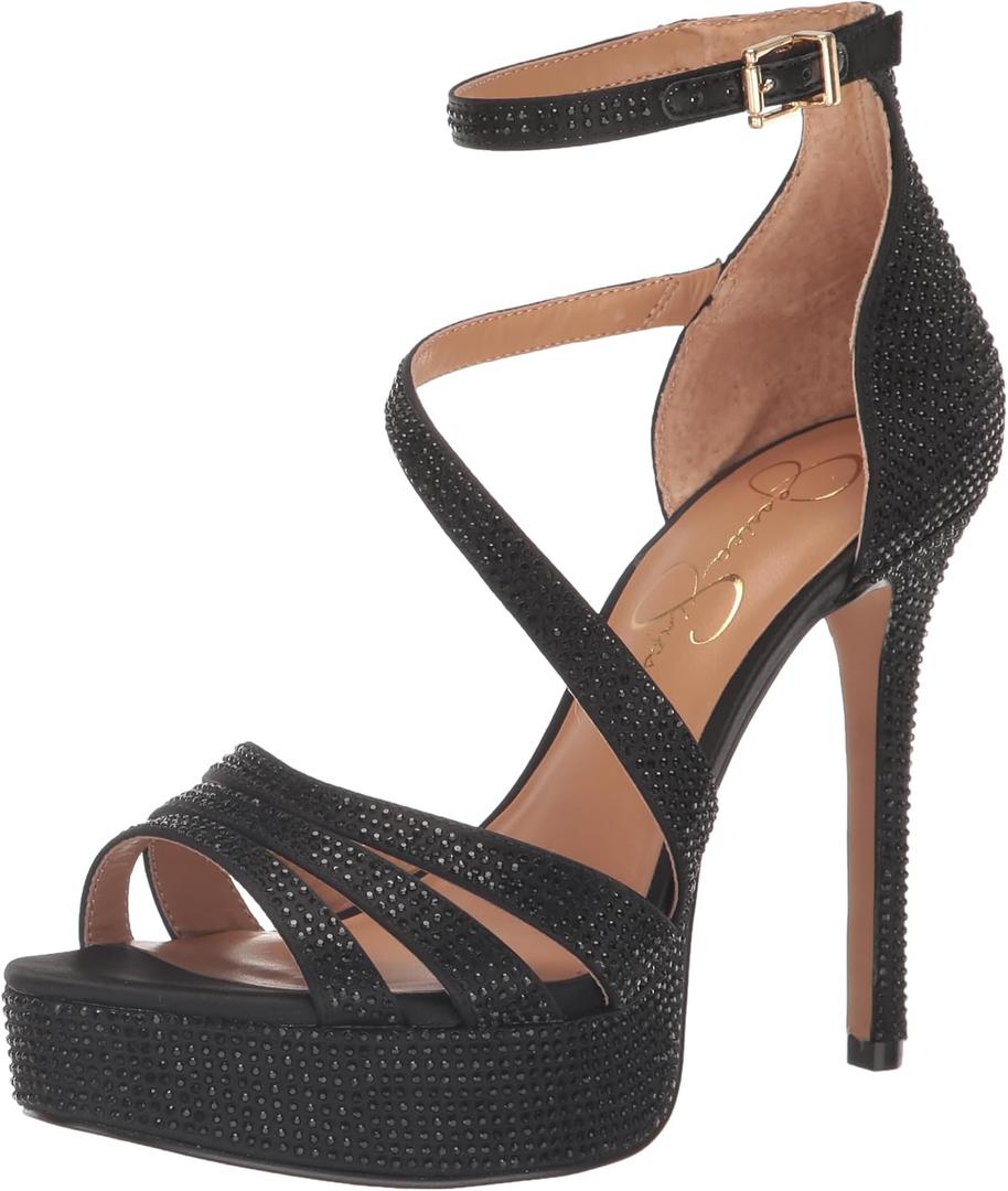Jessica Simpson Womens Shyremin (6.5, Black)