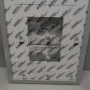 Egofine 11x14 Picture Frames, 4 Pack Display Pictures 5x7/8x10 with Mat or 11x14 Without Mat Made of Solid Wood Covered by Plexiglass for Table Top Display and Wall Mounting Photo Frame, Light Gray