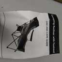 Suteck Camping Chair with Foot Rest, Reclining Folding Beach Chairs, Black
