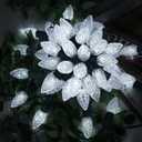 AWQ 200LED 66 FT C6 Christmas String Lights Plug in Fairy Twinkle String Lights 8 Modes Timer Function Waterproof Extendable for Indoor Outdoor Wedding Party Christmas Decoration (200, White)