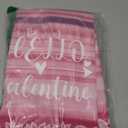 Patelai 6 Pieces Valentine Kitchen Towels Red Hearts Hand Valentine's Day Plaid Love Truck Tea Bathroom Holiday Dish Towels, 21.3 x 14.3 Inch(Lovely Color, Sweet Style)