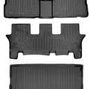 SMARTLINER All Weather Custom Fit Floor Mats 2nd Row Liner Compatible with 2020-2025 Hyundai Palisade