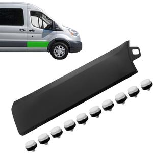 Front Side Door Molding Trim Right Passenger Side Fits for Ford Transit-150 Transit-250 Transit-350 Transit-350 HD Cargo Van Base XL XTL 2015 2016 2017 2018 2019 BK3Z6120938AB