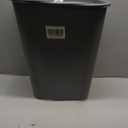 Amazon Basics Lightweight Rectangular Commercial Office Wastebasket, 10 Gallons, Grey