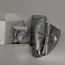 Inflatable Oversized Ornaments Jumbo Christmas Balls 18"  inches Holiday Decorations Indoor Outdoor (Silver)