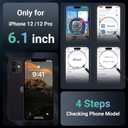 Jaroco Magnetic for iPhone 12/12 Pro Case, [Compatible with MagSafe][Military Grade Drop Protection][Heavy Duty Protection][Non-Slip][Shockproof] 2-Layer Durable Bumper Phone Case 6.1''-Black