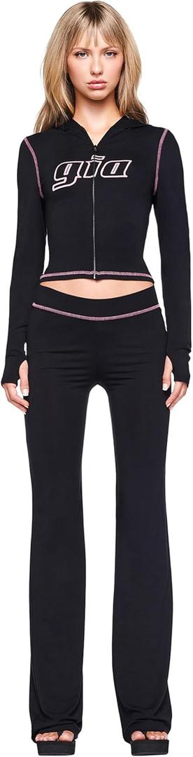 I.AM.GIA Women's Blare Track Pant (Large, Black)