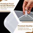 Baderke 8 Pack Plastic Serving Trays with Food Covers 15" x 11" Reusable Serving Platters 16" x 12" Foldable Mesh Food Tents Christmas Party Supplies Set for Outdoor Picnics Bar Fruit Cookies Dessert