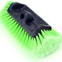 Forgrace 12" Car Wash Brush with Medium Soft Bristle for Auto RV Truck Boat Camper Exterior House Washing Cleaning, Green Plus