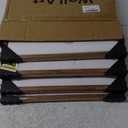 Framed Botanical Boho Wall Art, Set of 4 Piece Sage Green Plant Leaf Picture Artworks for Walls, Minimalist Canvas Painting Prints for Bathroom Washroom Living Room Bedroom Office Wall Decor, 12x12 In