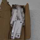 4 Pack Windows Sash Lock-Sliding Window Sash Locks for Single-Hung and Double-Hung Windows-White Cam Sash Locks for Vertical and Horizontal Sliding Windows White-4Set