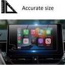 Sprinoily Screen Protector Compatible with Toyota Corolla 2023-2025/Camry LE/SE 4Runner 2025,Anti Glare Scratch,Shock-Resistant,Premium Tempered Glass 8 Inch Screen Protector