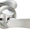 Yale P5101N01 Navis Paddle Passage Lever (Push/Pull to Open), Hands-Free Opening  Push with Your Hip, Satin Nickel