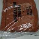 Sovoyontee Women's 2025 Fall Oversized Crewneck Long Puff Sleeve Chunky Knit Pullover Sweater Tops Size Small