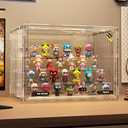 4 Tiers Clear Display Case for Figures, Acrylic Storage Organizers Box with Magnetic Door, Large Dustproof Showcase for Collectibles Action Figure