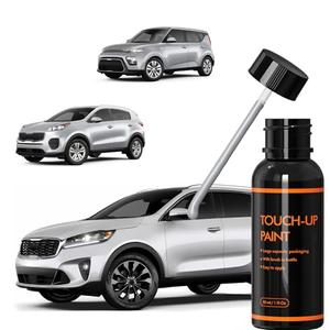 XTryfun KCS/KC Sparkling Silver Touch Up Paint for Kia, DIY Car Paint Scratch Repair Kit, Automotive Paints, Quick & Easy Fix Scratch Repair for Sportage/Sorento/Soul/Venga/Optima