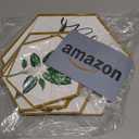 Hoteam Set of 4 Green Eucalyptus Bathroom Decor Botanical Wall Art Green and Gold Bathroom Decor Wall Art Relax Soak Unwind Breathe Paintings