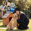 2026 New Graduation Balloons, 7Pcs Graduation Balloons, Congrats Grad Balloons Decorations Class of 2026