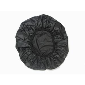 Black Shower Cap for Men and for Women Reusable Shower Cap Waterproof Plastic with Elastic Lace Band (Black, Regular size)