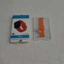 WITHit Active Silicone Keeperless Band for Apple Watch 42/44/45mm & Ultra 49mm, Orange
