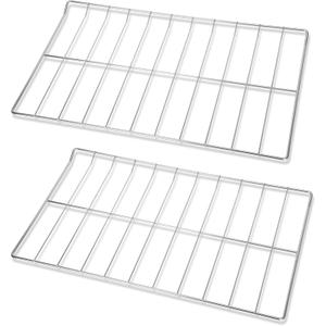 2Pcs WPW10550642 Range Oven Rack Replacement for Whirlpool WFG32000MS Stove Oven, 25x15 inch 304 Stainless Steel W10550642 Oven Rack for Amana WFG320M0BS3, WFG505M0BS3, AGR3130BAW, AGR4230BAB Stove