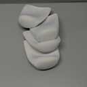 TahoeBay Iced Coffee Cold Cup Sleeve (4-Pack) Reusable Blank Neoprene Insulator Drink Sleeves 22oz - 24oz Beverage Holder for Vinyl Sublimation fits Dunkin' Medium and Starbucks Venti (White)