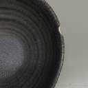 Elanze Designs Modern Chic Ribbed Serving Meals Soup Salad French Onion Cereal Chili Pasta Ceramic Stoneware Kitchen Dinnerware Bowls Set of 4 - Charcoal Grey