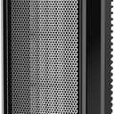 Lasko Oscillating Ceramic Tower Space Heater for Home with Overheat Protection, Adjustable Thermostat, and 2 Speeds, 15.7 Inches, Black, 1500W, CT16450