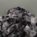 Cozy Bliss Faux Fur Throw Blanket for Couch, Fuzzy Soft Plush Thick Bubble Blanket for Sofa Bedroom Living Room,50 * 60 Inches Tie Dye Black