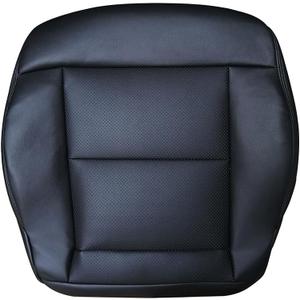 Black Driver Bottom Leather Cover Replacement for 2010-2014 E350 Leather w/Perforated Insert