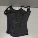 LODAY Waist Trainer Corset for Women Tummy Control Sport Workout Body Shaper Black S