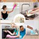 Cunhill 9 Pcs Swedish Kitchen Dishcloths Absorbent Swedish Dish Towels Blossoms Flower Soft Reusable Towels Cleaning Sponge Cloth Quick Drying Kitchen Dish Rags(Bohemian)