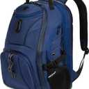 SWISSGEAR 1900 ScanSmart TSA Laptop Backpack Fits 17 Inch Laptop with RFID Protection and Tablet Pocket, Navy Ballistic, 19-Inch