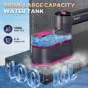 Travel Steamer for Clothes Small Iron - 1000W Portable Steamer & Mini Iron,10s Fast Heat, Handheld Mini Steamer with 8FT Cord, Foldable Handle, Travel, College Dorm & Home Essentials (Purple)