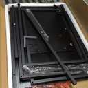 Huuger 47 Inch Computer Desk with Power Outlets and LED Lights, Gaming Desk with 4 Drawers, Office Desk with Monitor Stand, Study Work Home Office, Small Spaces, Black