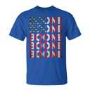 Boone Personalized Name Vintage Retro US Flag Woman Man TShirt, Size Small