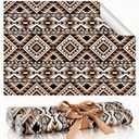 BBTO 20 Sheet Western Scented Drawer Liners for Dressers 15.8" x 22" Aztec Fragrant Cabinet Drawer Liners Non Adhesive Western Paper Mats for Bedroom Home Closet Shelf