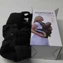 Momcozy Baby Carrier - Ergonomic, Cozy and Lightweight Carrier for 7-44lbs, Effortless to Put On, Ideal for Hands-Free Parenting, Enhanced Lumbar Support, Purehug for Infant to Toddler, Black