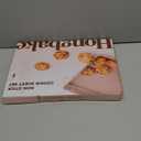 HONGBAKE Baking Sheet Pan Set of 3, Cookie Sheets for Oven, Nonstick Half/Quarter/Jelly Roll Pans with Diamond Texture Pattern, 0.8mm Thick Heavy Duty Cookie Tray, Champagne Gold