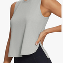 Baleaf Workout Tank Tops for Women Sleeveless Athletic Tops Flowy Soft Loose Fit Hip Length Running Shirts Gym Quick Dry XXL