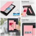 CoBak Stand Case for 7" Kindle Paperwhite 12th Gen 2024 and Kindle Colorsoft with Hand Strap - Compatible with iPhone MagSafe, for Samsung/Belkin/Anker Wireless Charging Pads, Durable, Auto Sleep Wake