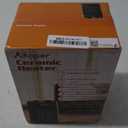 Space Heater, 1500W Electric Heaters Indoor Portable with Thermostat, PTC Fast Heating Ceramic Room Small Heater with Heating and Fan Modes for Bedroom, Office and Indoor Use (Black)