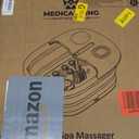 Medical king Foot Spa with Heat and Massage and Jets Includes A Remote Control A Pumice Stone Collapsible Massager with Bubbles and Vibration