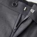 Men Suit for Wedding Party 2 Piece Slim Fit Shawl Lapel 1 Button Tuxedo Winter Fabric Dinner Suit Sets with Tie (Gray)