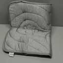 Dog Cooling Mat, Reversible Cool & Warm Pet Orthopedic Pad, Thick Mat for Summer & Winter, Machine Washable, Portable for Crate, Kennel, Bed, Floor, Sofa, Car (Cool Grey, Medium: 36" x 22")